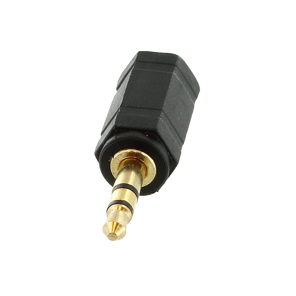 2.5MM MONO FEMALE JACK TO 3.5MM STEREO MALE PLUG