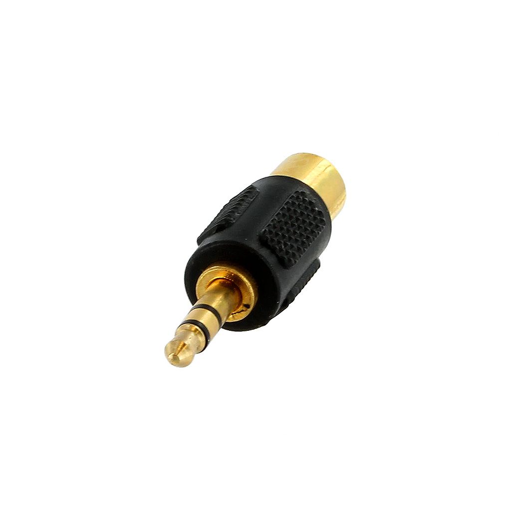 RCA FEMALE JACK TO 3.5MM STEREO MALE PLUG