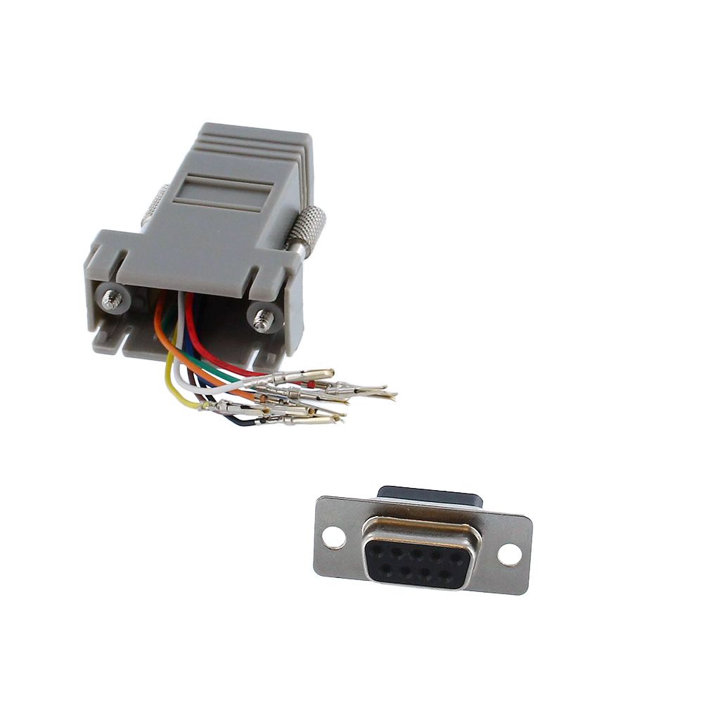 DB9 FEMALE TO RJ45 FEMALE ADAPTER