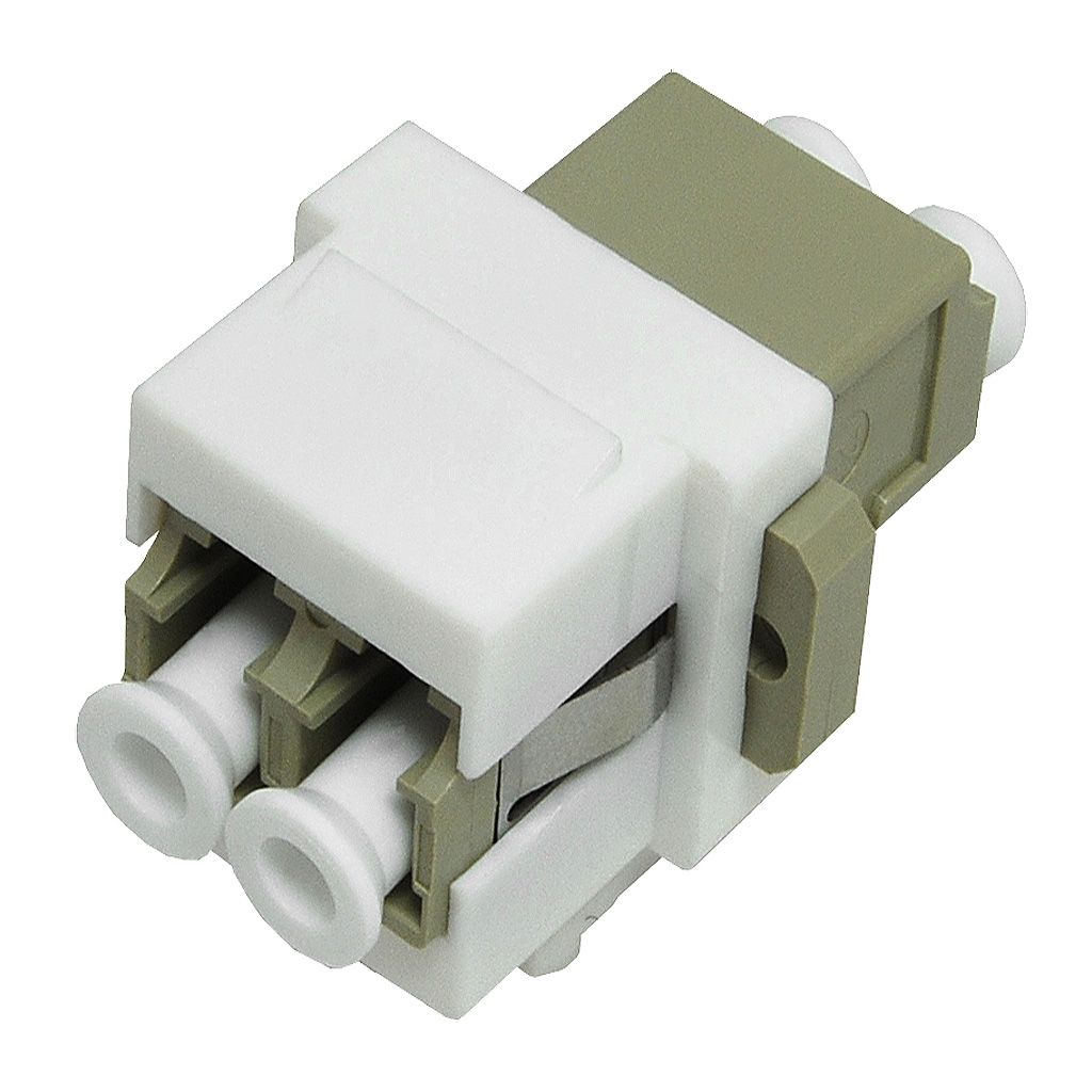 LC-LC MULTI-MODE DUPLEX FIBER KEYSTONE JACK