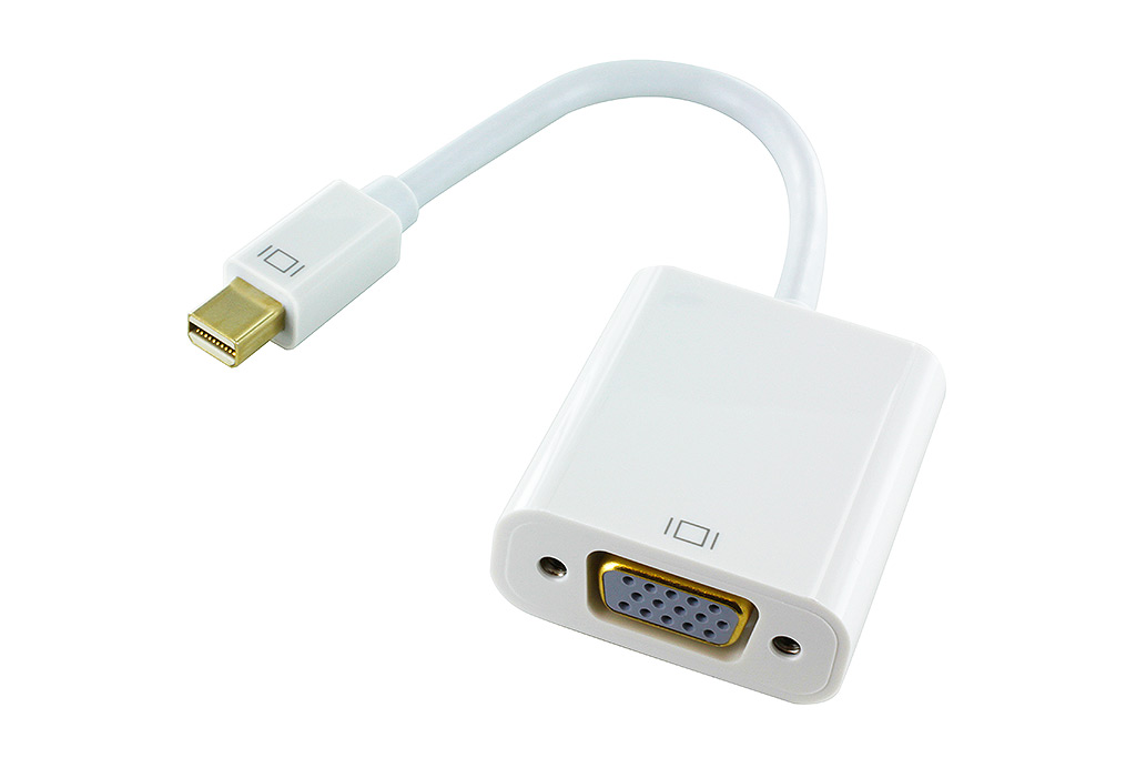 MINI DISPLAYPORT MALE TO VGA FEMALE ADAPTER