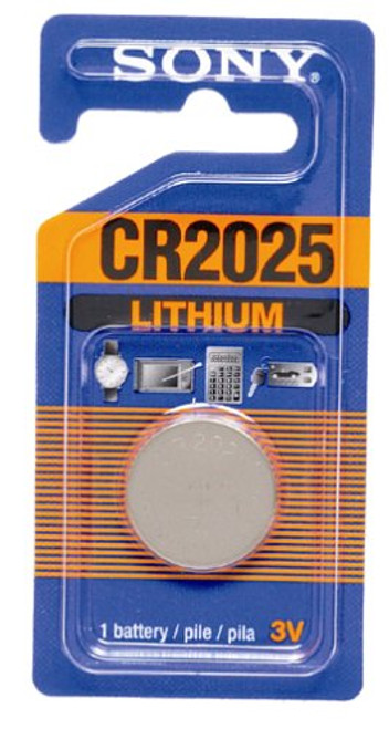 CR2025 LITHIUM 3V COIN CELL BATTERY