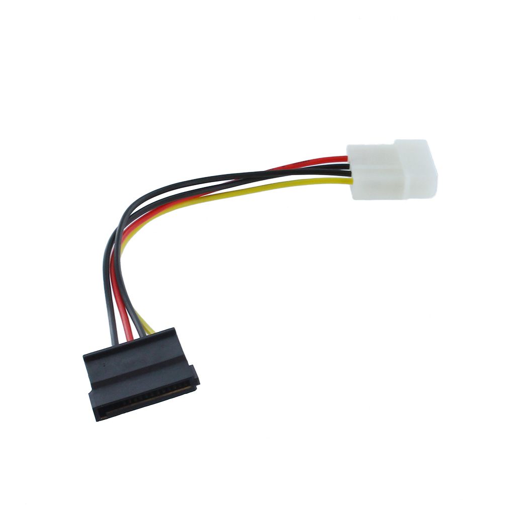 SATA 15PIN FEMALE TO MOLEX 4PIN MALE POWER ADAPTER