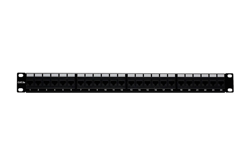 RJ45 CAT5E 24-PORT LOADED PATCH PANEL (110 TYPE)