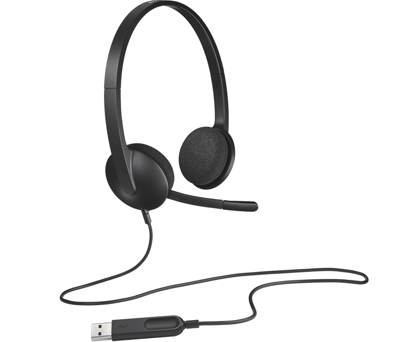 LOGITECH H340 WIRED USB HEADSET 