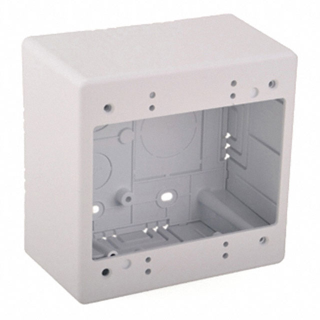 JUNCTION BOX DUAL GANG 2.77" DEPTH-WHITE