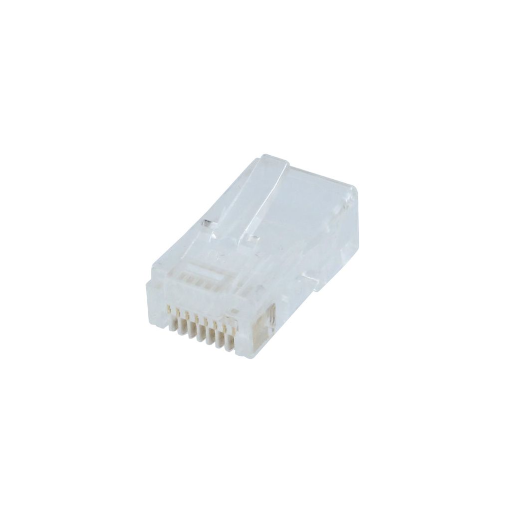 RJ45 8P8C FLAT-STYLE PHONE CONNECTOR (50/BAG)