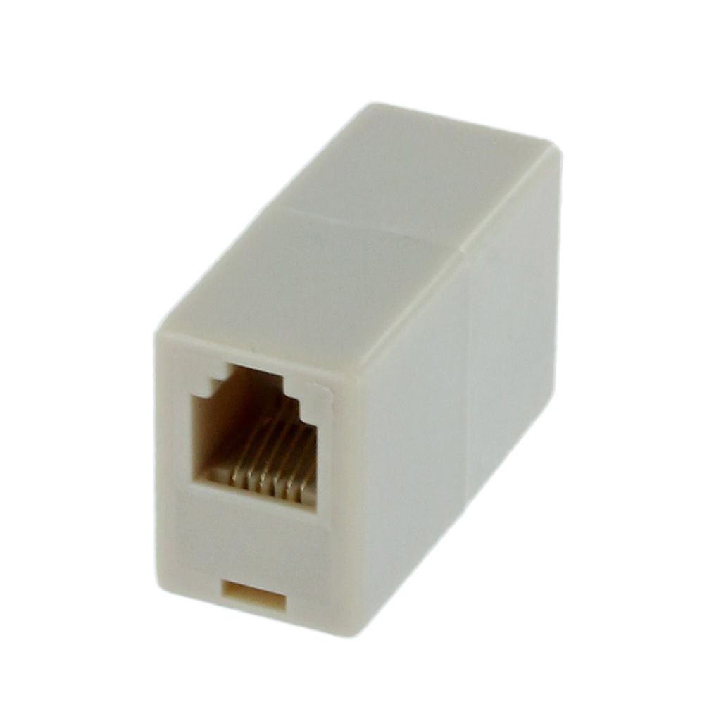 RJ12 6P6C REVERSE-INLINE COUPLER