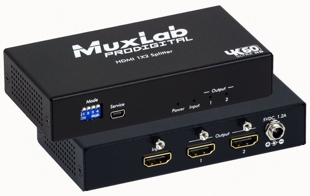 MUXLAB HDMI [1 X 2] SPLITTER (4K/60)