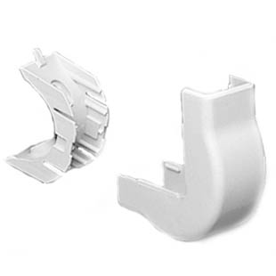 1.25" EXTERNAL CORNER COVER  -  WHITE