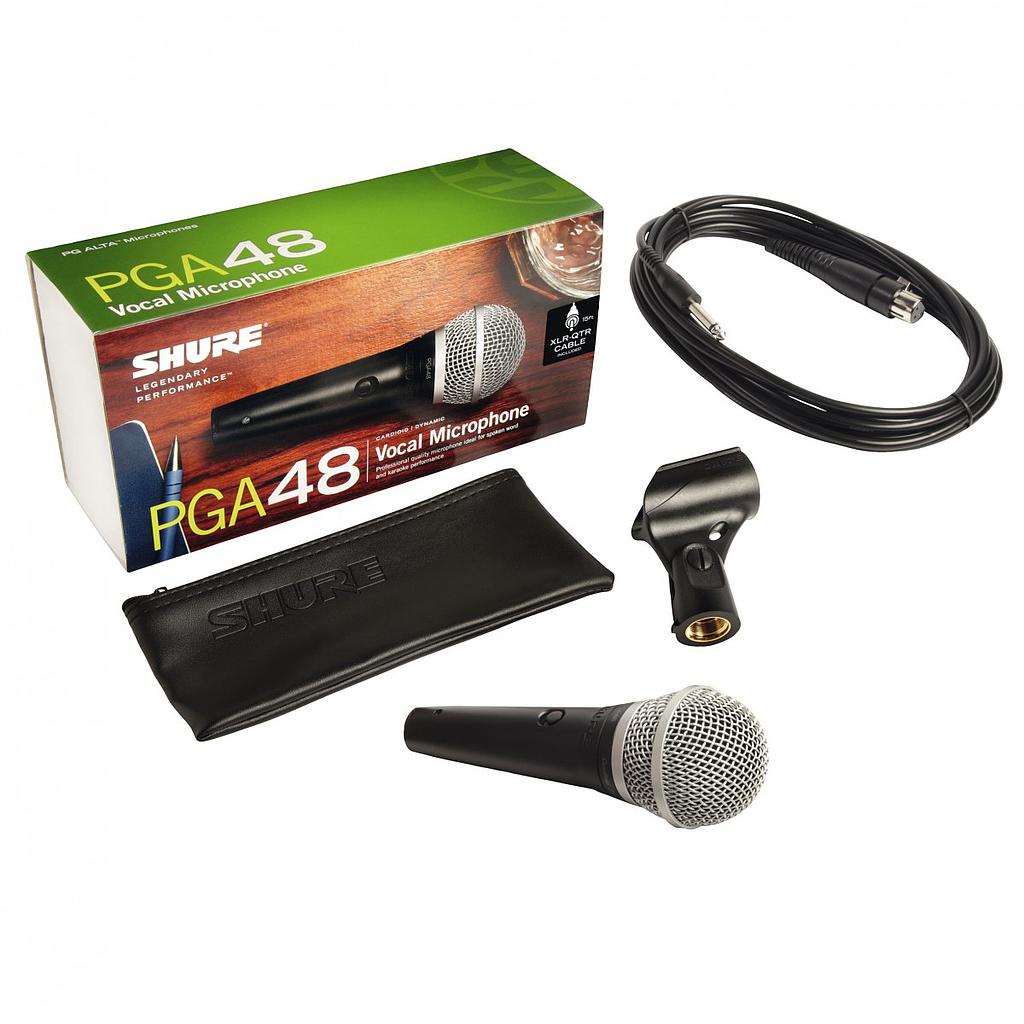 SHURE VOCAL MICROPHONE PGA48QTR