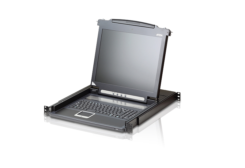 ATEN PS/2 1U 17" LCD SLIDEAWAY CONSOLE W/KVM