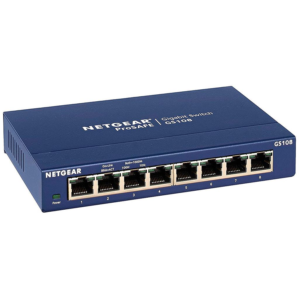 NETGEAR PROSAFE 8-PORT 10/100/1000 DESKTOP SWITCH