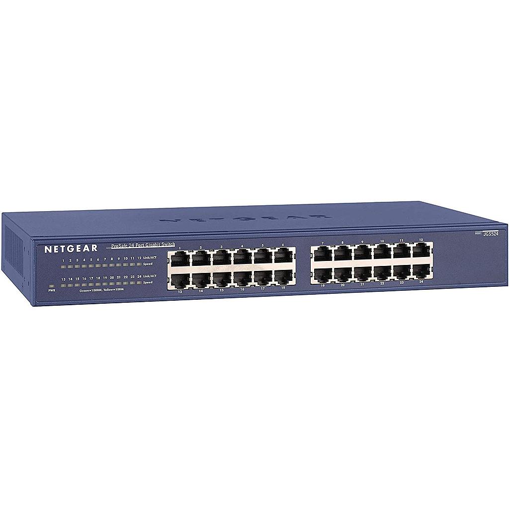 NETGEAR PROSAFE 24-PORT 10/100/1000 RACKMOUNT SWITCH