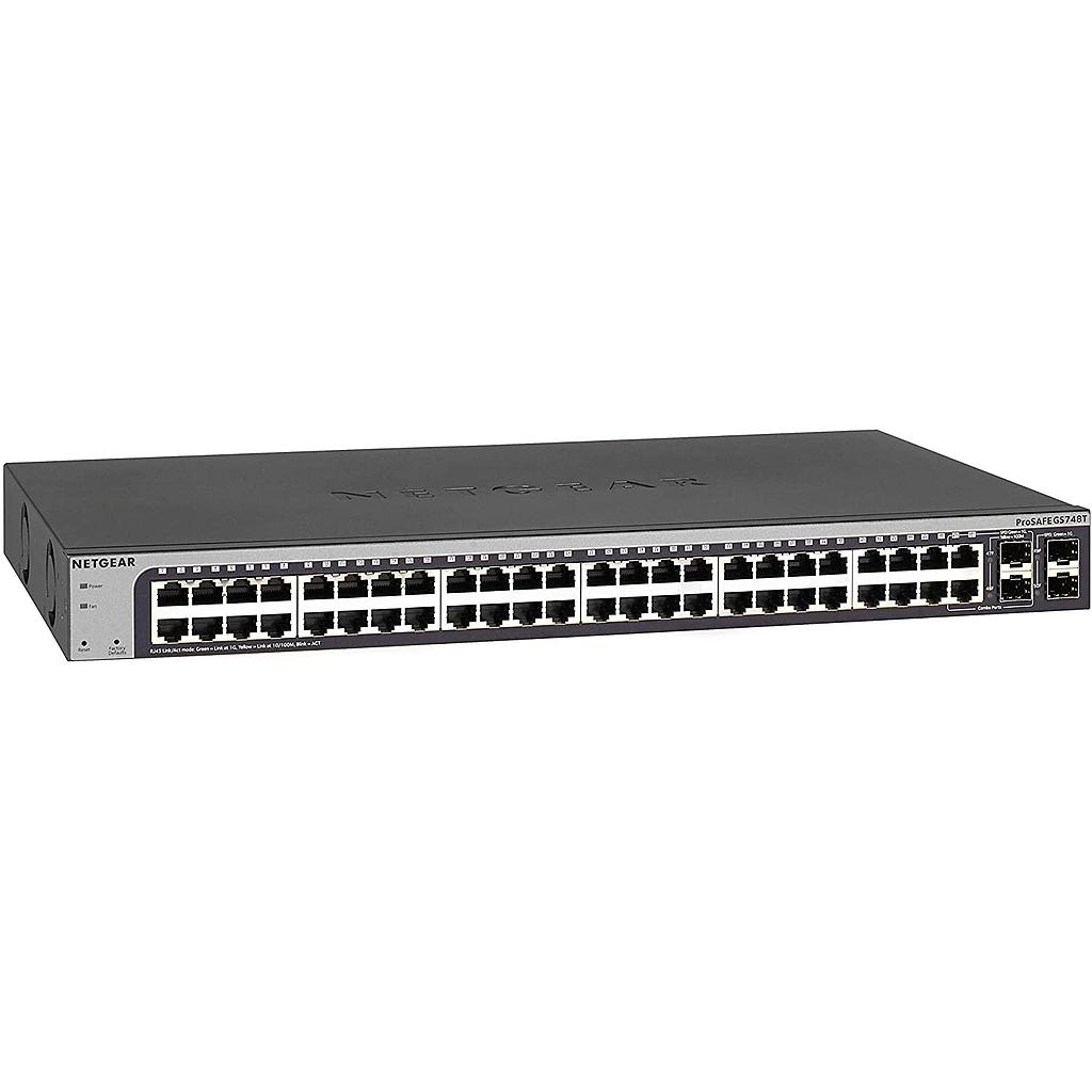 NETGEAR PROSAFE 48-PORT GIGABIT SMART MANAGED PRO SWITCH W/ 4 X 1G SFP