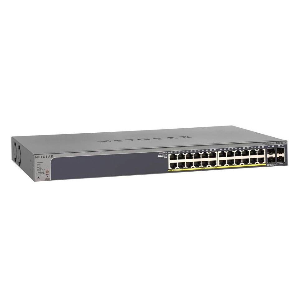 NETGEAR PROSAFE 24-PORT POE SMART SWITCH W/4 SFP (192W)