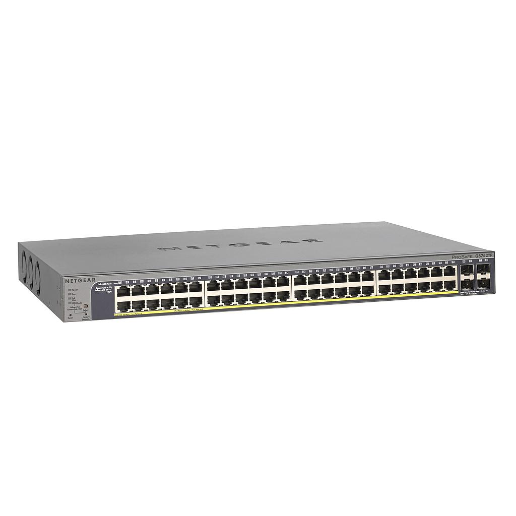 NETGEAR PROSAFE 48-PORTS GIGABIT SMART MANAGED POE+ SWITCH (384W)