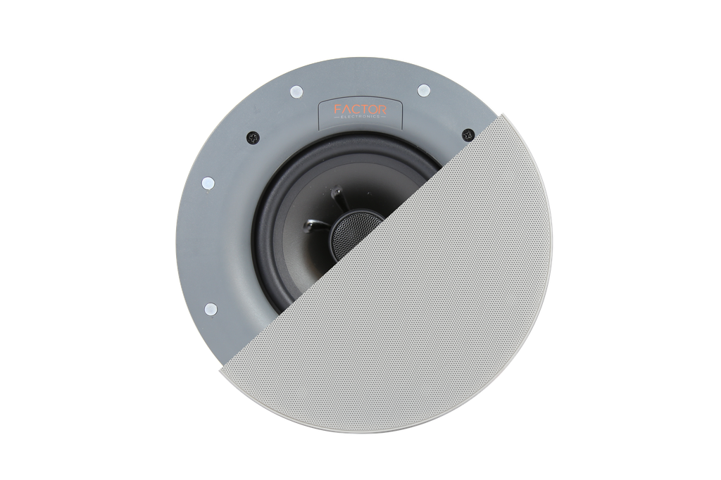 FACTOR 6.5" IN-CEILING TRIMLESS 125W SPEAKERS (PAIR)