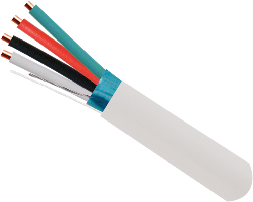 VERTICAL CABLE 1000' 22AWG 4-CONDUCTOR SHIELDED ALARM CABLE (FT4/CMR)