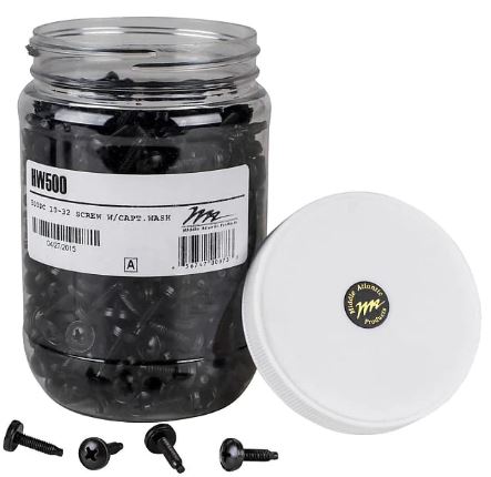 MIDDLE ATLANTIC PHILLIPS SCREWS (500/JAR)