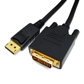 DISPLAYPORT TO DVI-D M/M CABLE