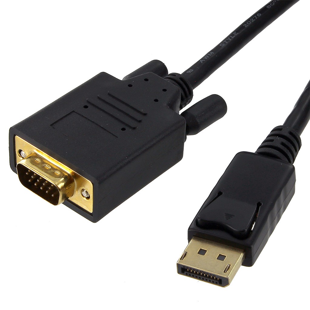 DISPLAYPORT TO VGA M/M CABLE