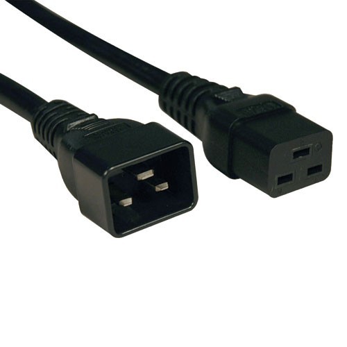 HEAVY DUTY POWER CORD IEC-C19 TO IEC-C20