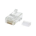 RJ45 CAT6 UTP SOLID/STRANDED CONNECTOR (50/BAG)