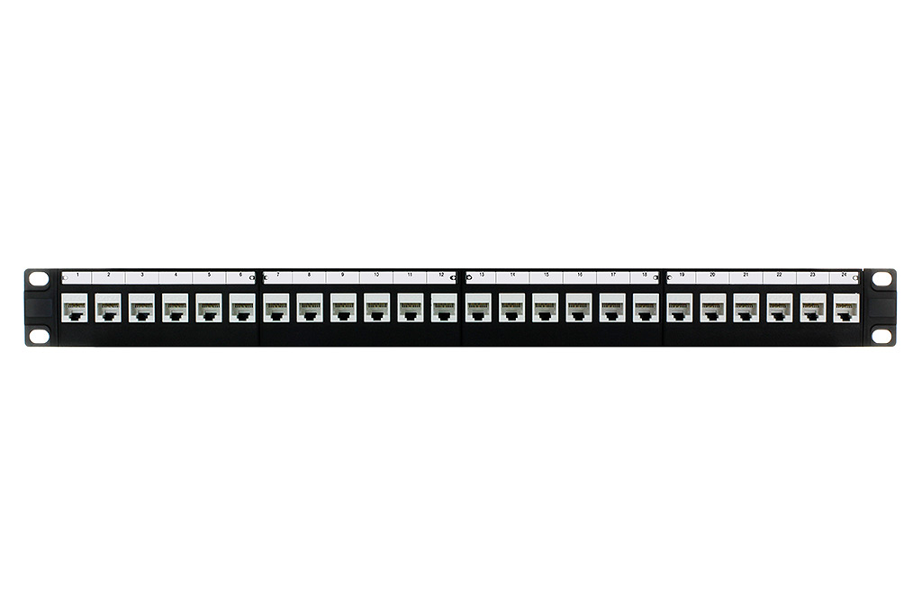 RJ45 CAT6A 24-PORT PATCH PANEL (110 TYPE)