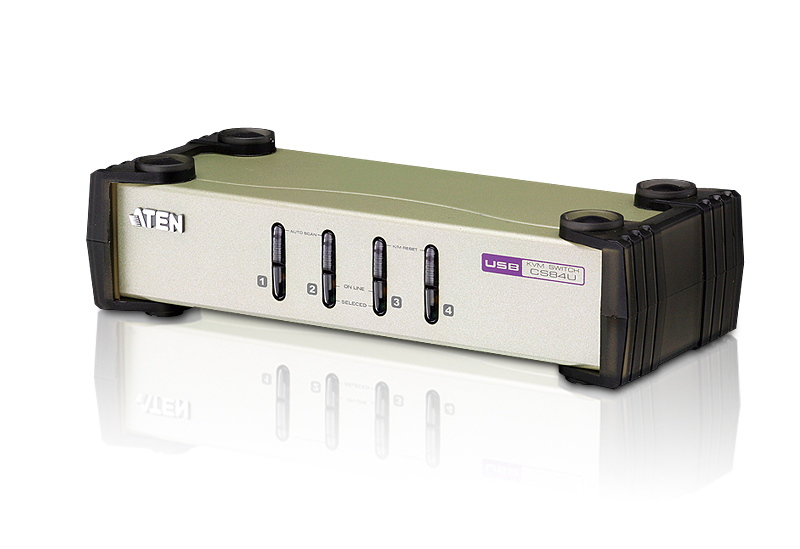 ATEN 4-PORT USB-PS/2 VGA KVM SWITCH