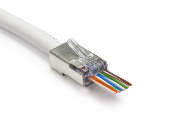 PLATINUM TOOLS EZ-RJ45 SHIELDED FOR CAT5E & CAT6 (50/BAG)