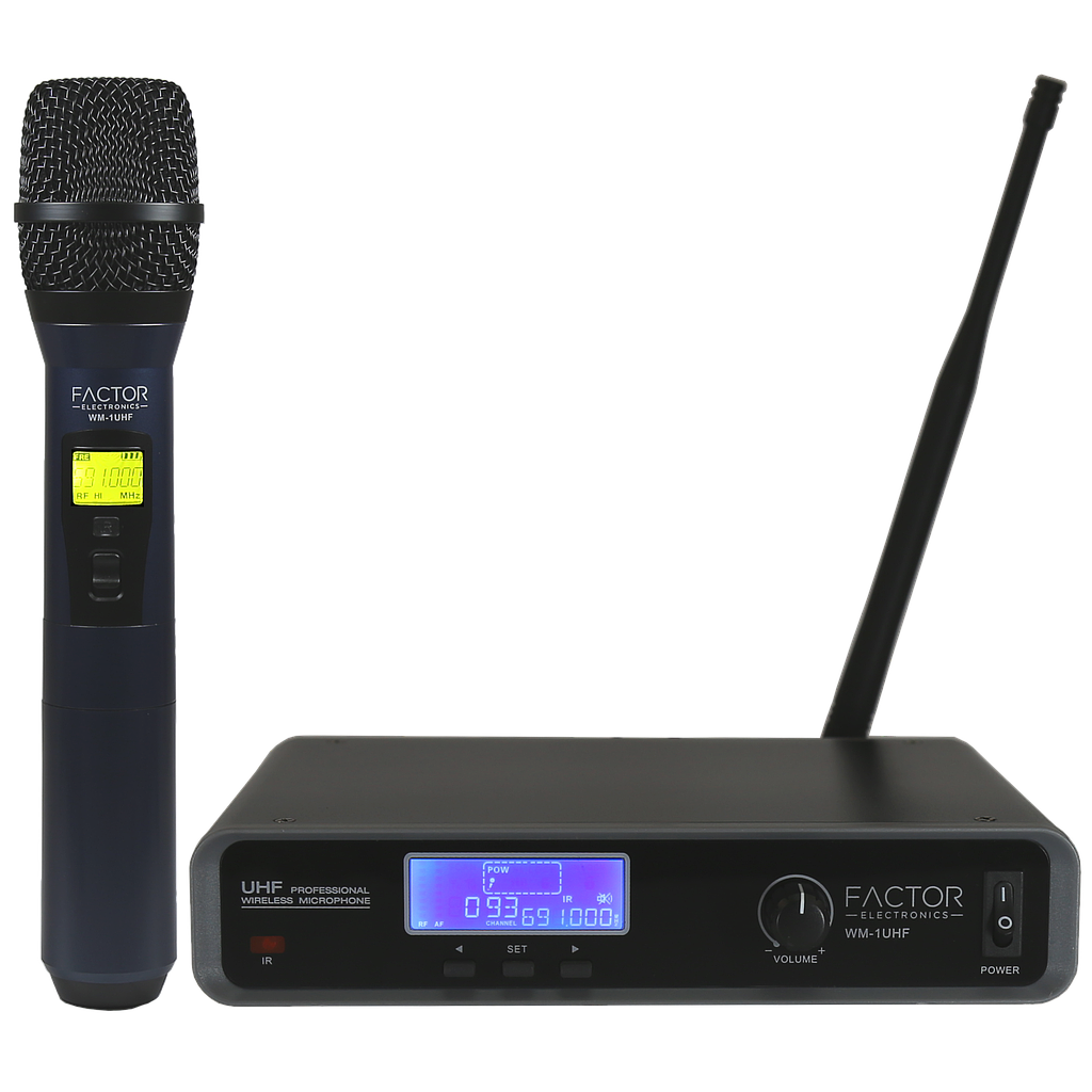 FACTOR SINGLE-DIVERSITY UHF WIRELESS MIC. SYSTEM