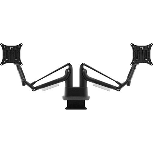 KANTO DUAL GAS SHOCK DESKTOP MONITOR MOUNT (BLACK)