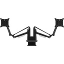 KANTO DUAL GAS SHOCK DESKTOP MONITOR MOUNT (BLACK)