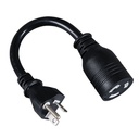 1' HEAVY DUTY POWER ADAPTER CORD NEMA L5-20R to NEMA 5-20P