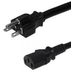 6' HEAVY DUTY POWER CORD NEMA 5-20P TO IEC C-13