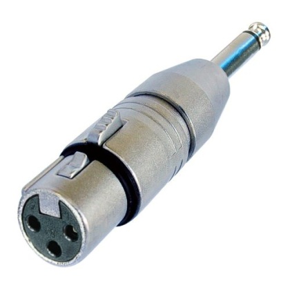 NEUTRIK XLR FEMALE TO 1/4" MONO PLUG