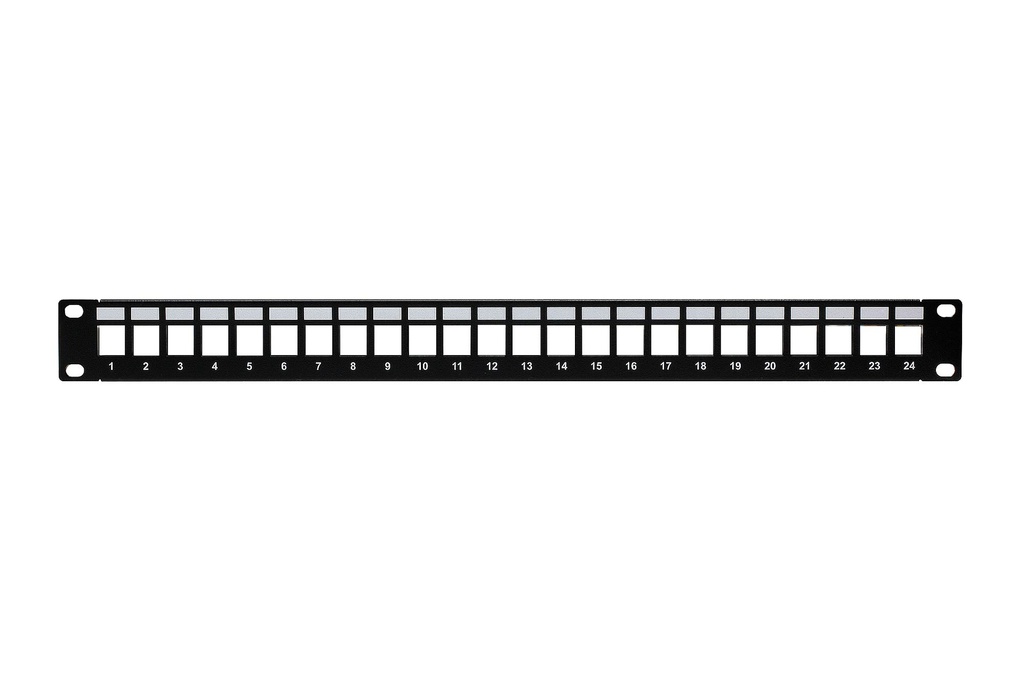 24-PORT UNLOADED KEYSTONE PATCH PANEL