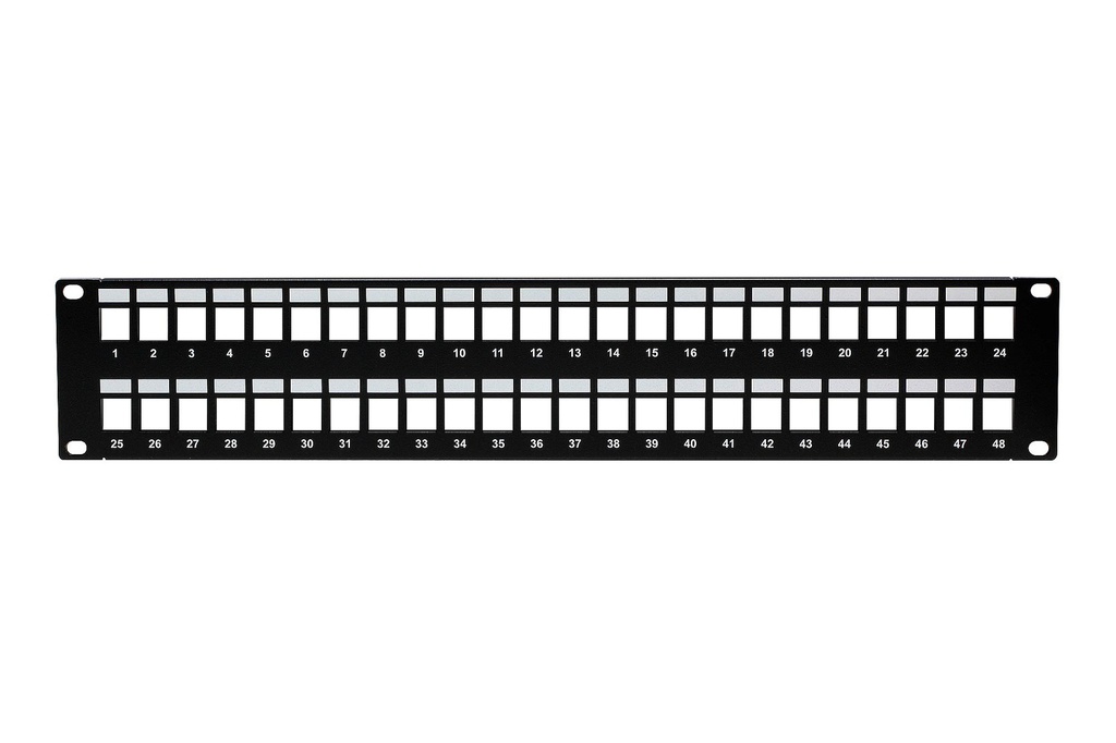 48-PORT UNLOADED KEYSTONE PATCH PANEL