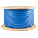 VERTICAL CABLE CAT6A 1000' BLUE SOLID SHIELDED F/UTP PLENUM NETWORK CABLE (FT6/CMP)