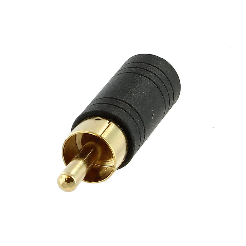 3.5MM STEREO FEMALE JACK TO RCA STEREO MALE PLUG