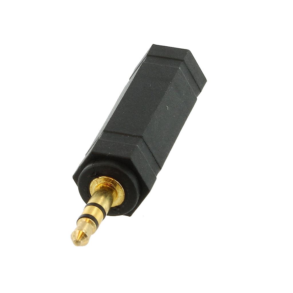 1/4" MONO FEMALE JACK TO 3.5MM STEREO MALE PLUG