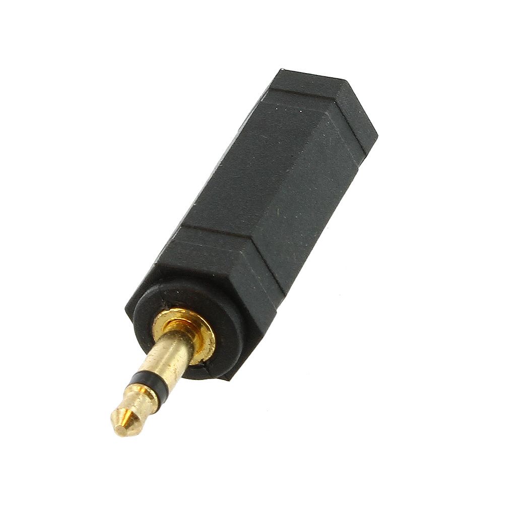 1/4" STEREO FEMALE JACK TO 3.5MM MONO MALE PLUG