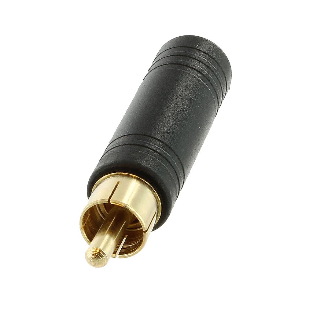 1/4" MONO FEMALE JACK TO RCA MALE PLUG