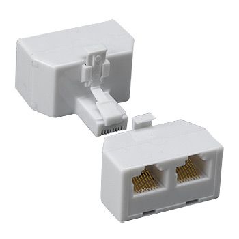 RJ45 8P8C M/F-F Y-ADAPTER