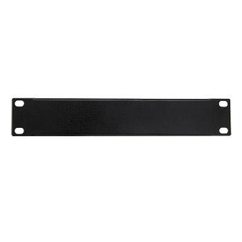 1U FLAT BLANK PANEL BLACK FOR 10" CABINET