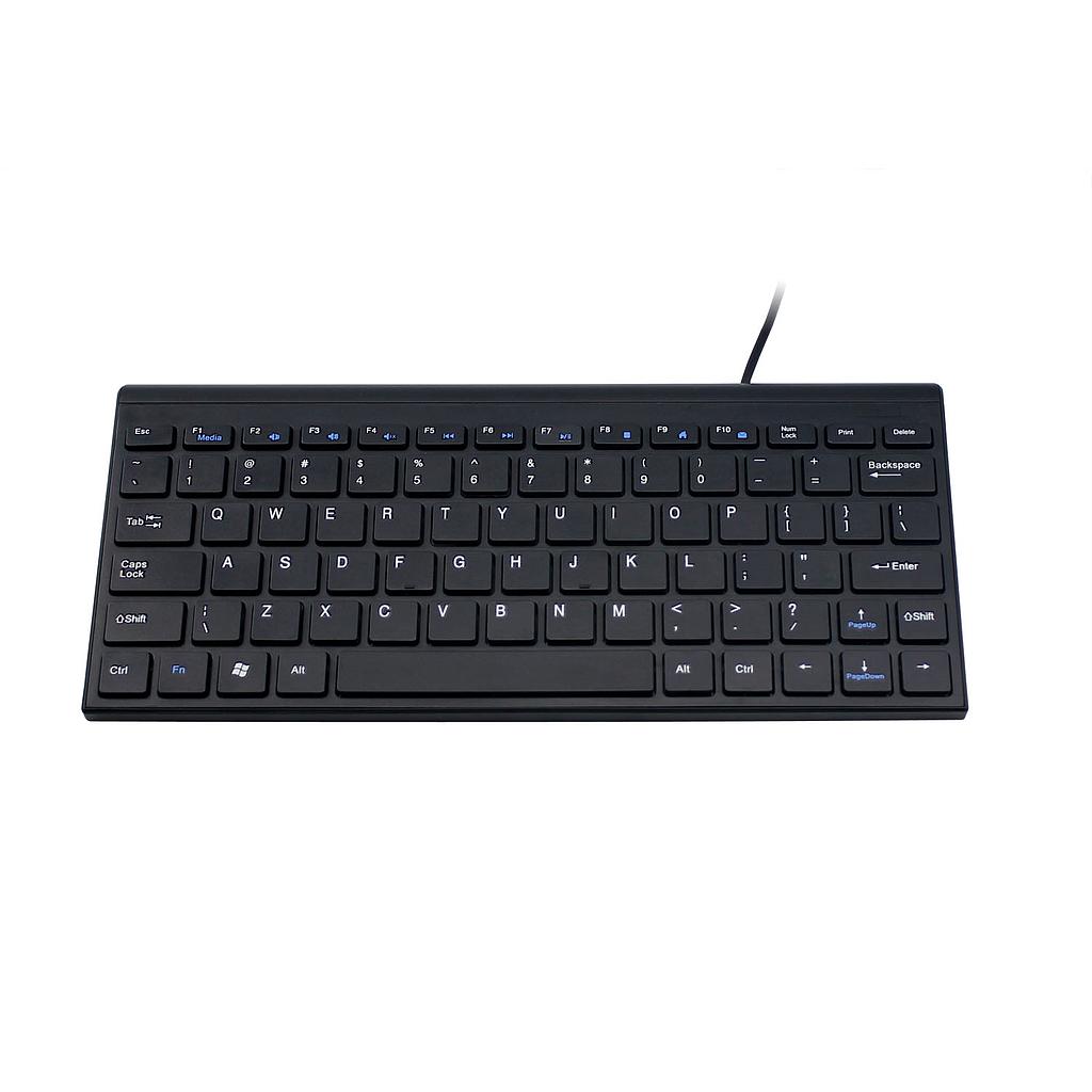 MINI USB KEYBOARD WITH 2 x USB PORT