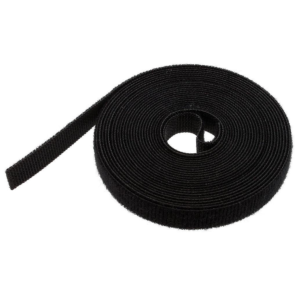 VELCRO 0.5" WIDTH BLACK - 15' 