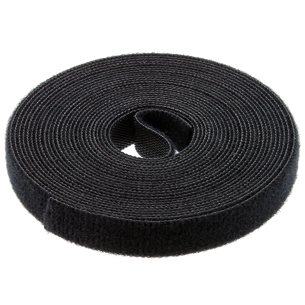 VELCRO 0.5" WIDTH BLACK - 75'