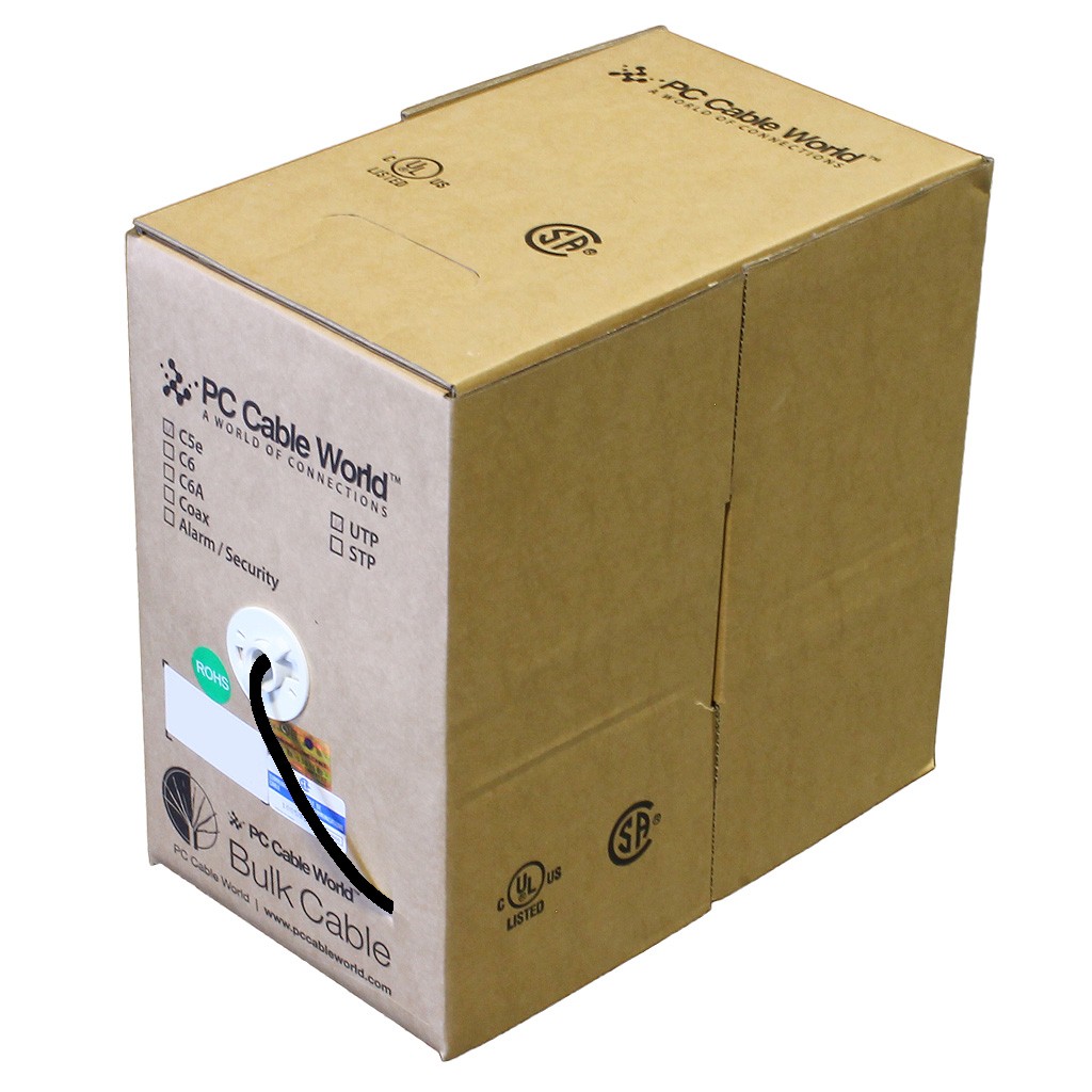 CAT5E 1000' SOLID UTP NETWORK BULK CABLE